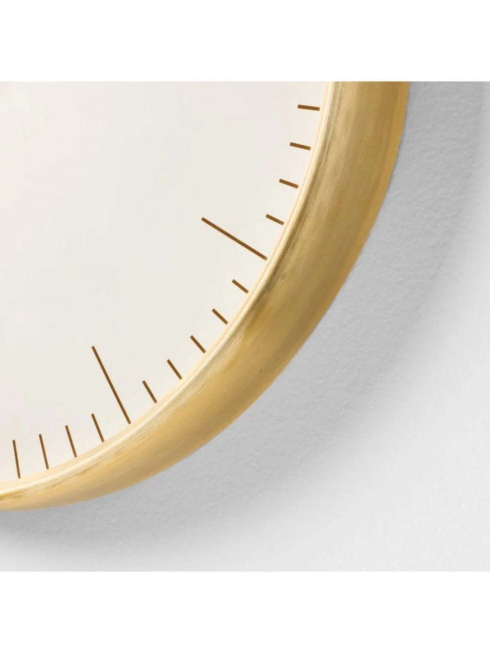 Studio McGee 16” Metal  Bronze Wall Clock with Analog Display